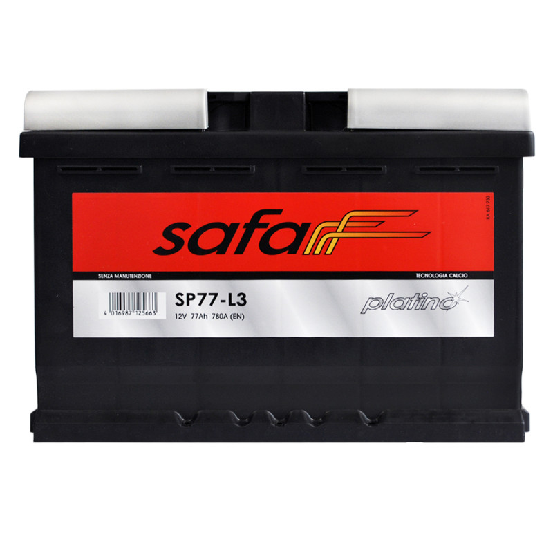 Акумулятор легковий SAFA Platino 12B 77Ah 780A плюс справа (R+) кальцієвий (Ca/Ca) 278X175X190мм (577 400 078)